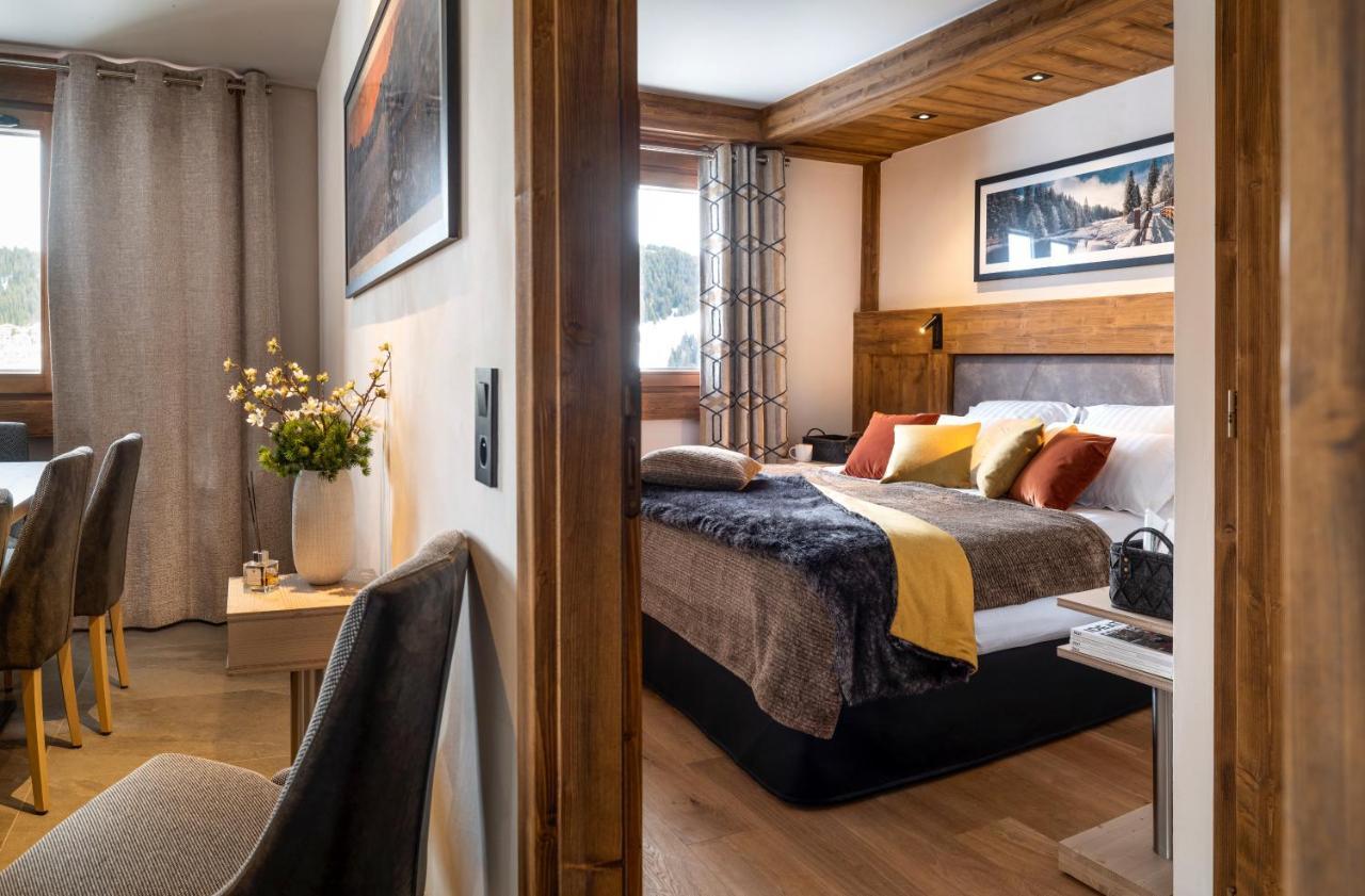 Les Chalets Laska Les Contamines-Montjoie Exteriör bild
